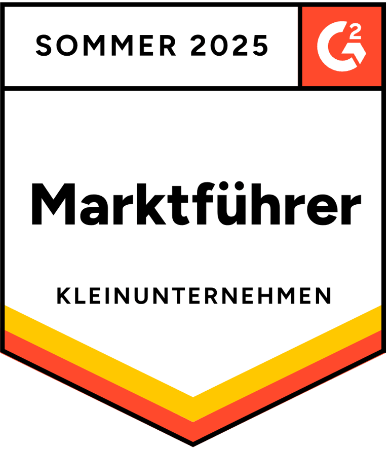 G2-Abzeichen: Leader, Kleinunternehmen