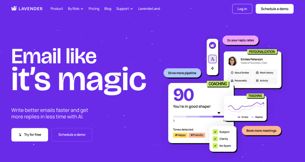 Screenshot KI-Tool Lavender