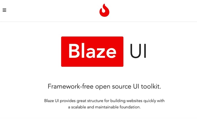 css framework, blaze