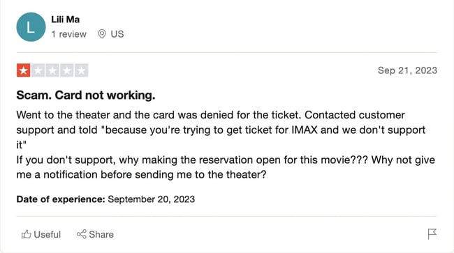 customer service fail, moviepass